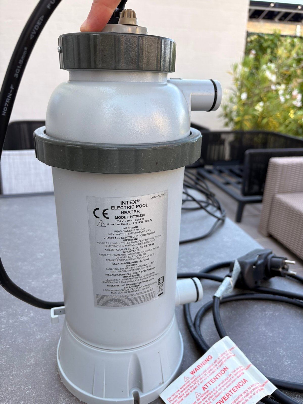 Warmtepomp Intex, Ophalen, Gebruikt