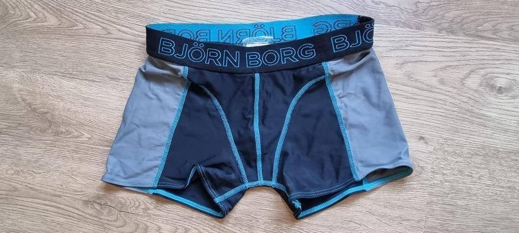 zwembroek zwart met grijs Björn Borg maat 152 - 158, Garçon, Taille 152, Enlèvement ou Envoi, Maillot de bain