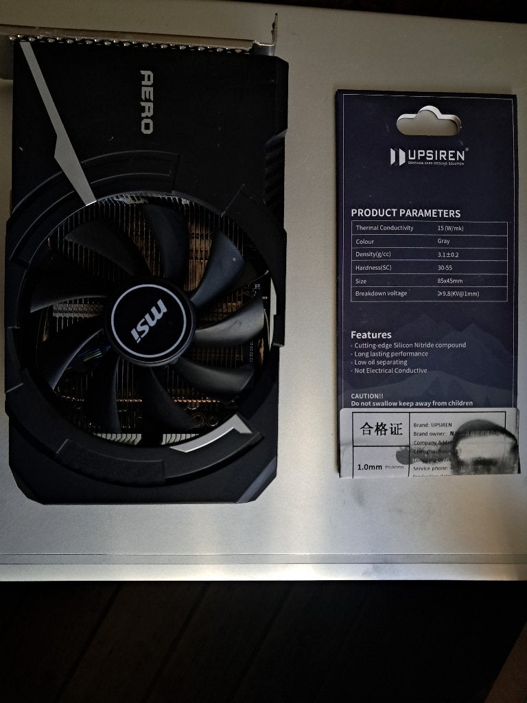 Nvidia Geforce MSI RTX 4060 Aero ITX Graphics Card, GDDR6, Ophalen of Verzenden, Zo goed als nieuw, HDMI