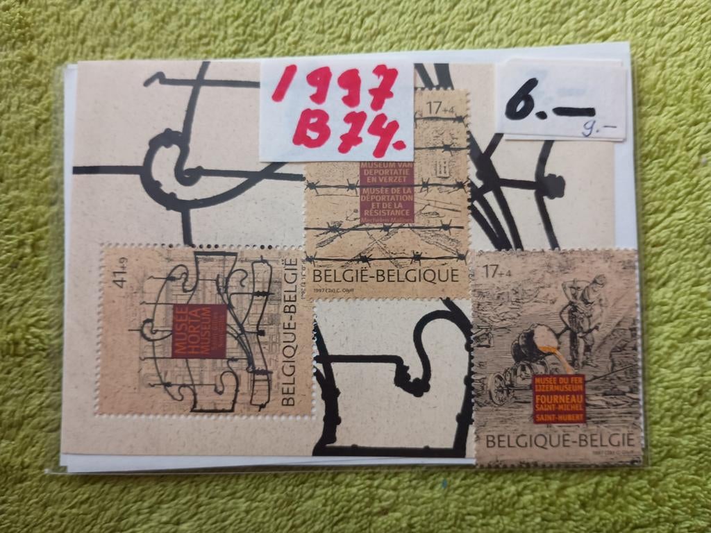 Velletje postfris . België ., Ophalen of Verzenden, Postfris