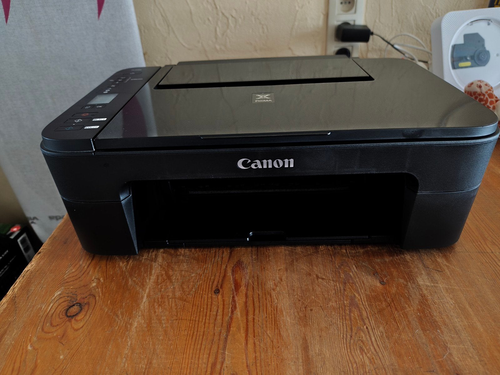 Zwarte draadloze canon printer TS 3350 +printpapier, Ophalen, Printer