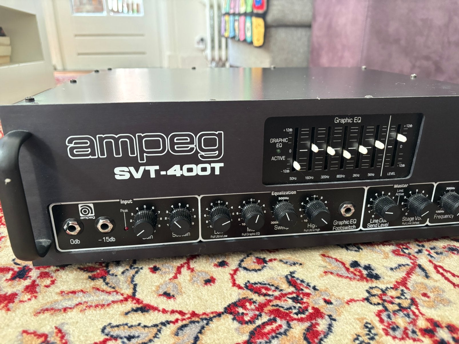 Ampeg SVT400T, Muziek en Instrumenten, Versterkers | Bas en Gitaar, Ophalen, Gebruikt, Basgitaar, 100 watt of meer