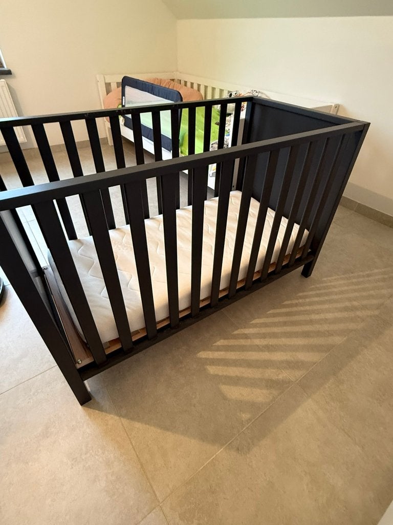 Quax Lima Babybed 120x60 – Moonshadow + Matras, Ophalen, Gebruikt, Minder dan 140 cm, Matras
