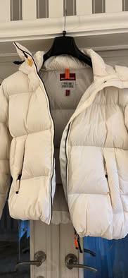 Doudoune polar puffers L parajumpers écru, Enlèvement ou Envoi, Comme neuf, Taille 42/44 (L), Blanc