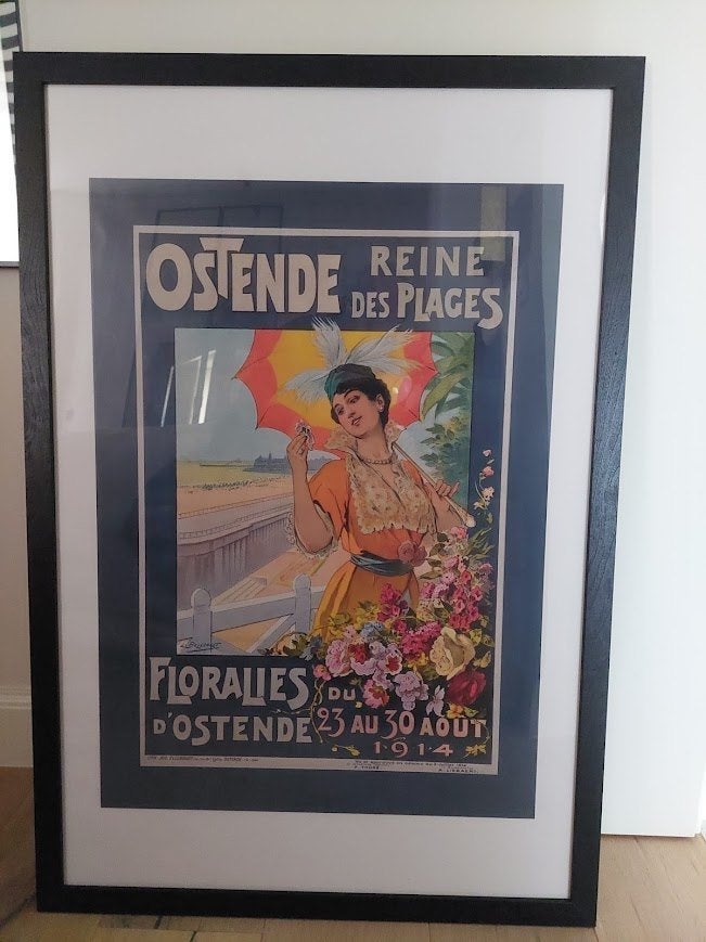 Oostende retro affiche, Enlèvement ou Envoi, Autres types