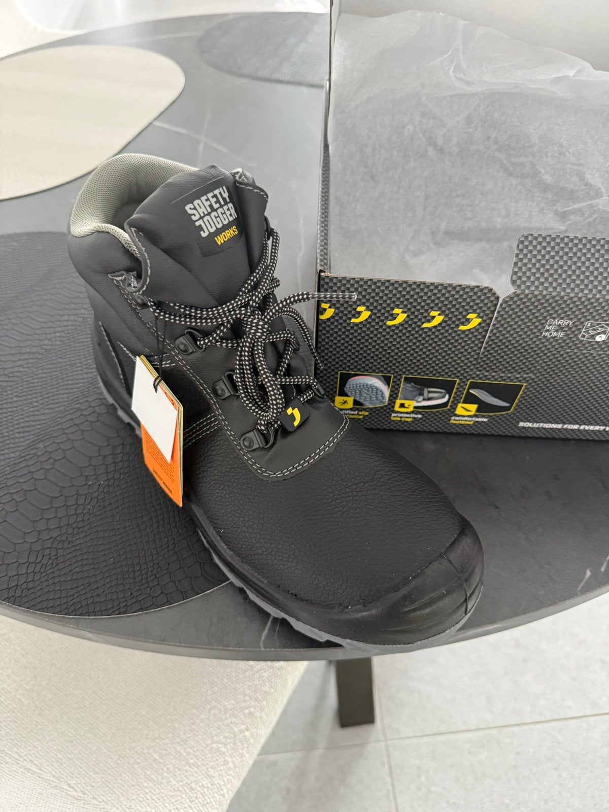 Nieuw veiligheid schoenen maat 44, Bricolage & Construction, Vêtements de sécurité, Enlèvement, Comme neuf