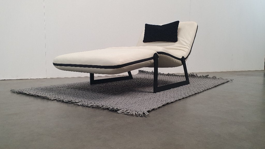 Chaise longue design en cuir Busnelli Italy Tarcisio Colzani, Enlèvement