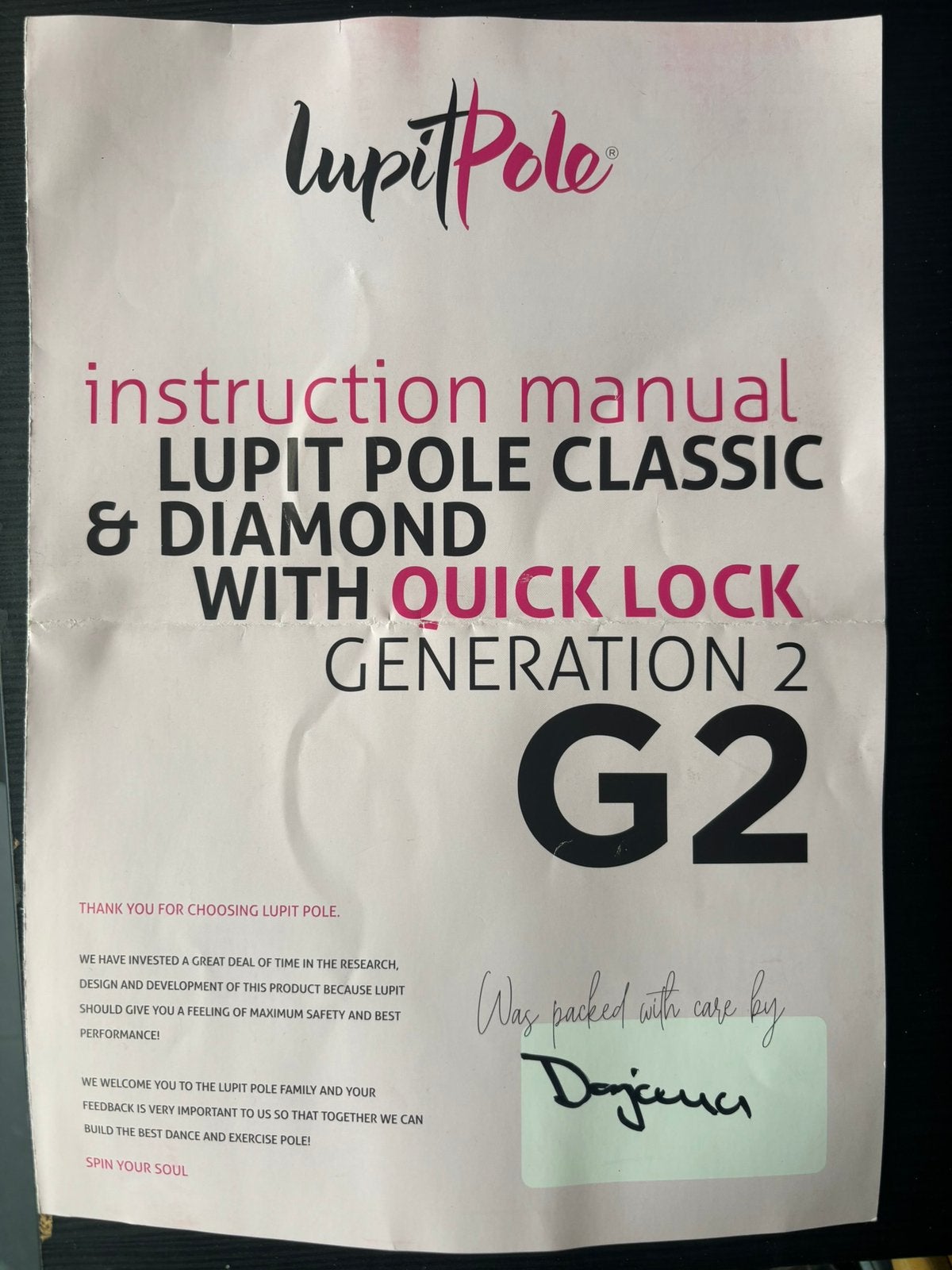 Danspaal lupit pole, Sport en Fitness, Dansen, Ophalen