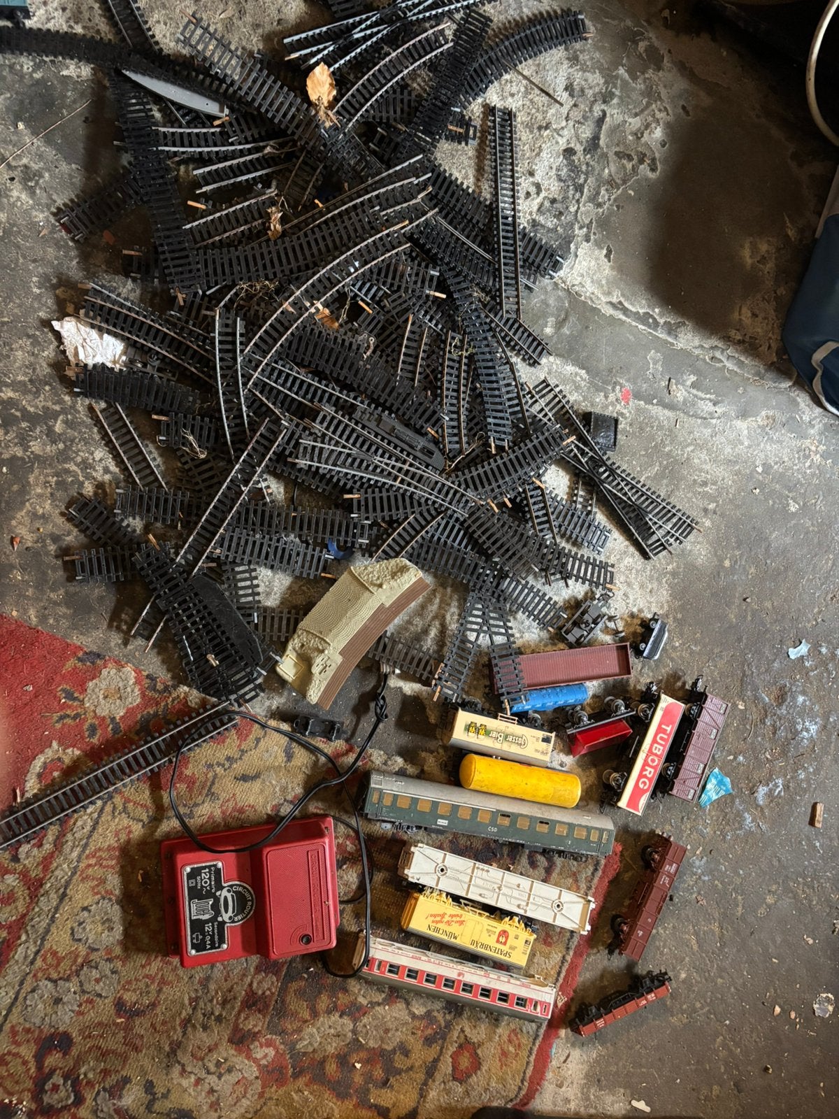 Lot train modelisme, Hobby en Vrije tijd, Ophalen of Verzenden, Gebruikt, Treinset, Overige merken