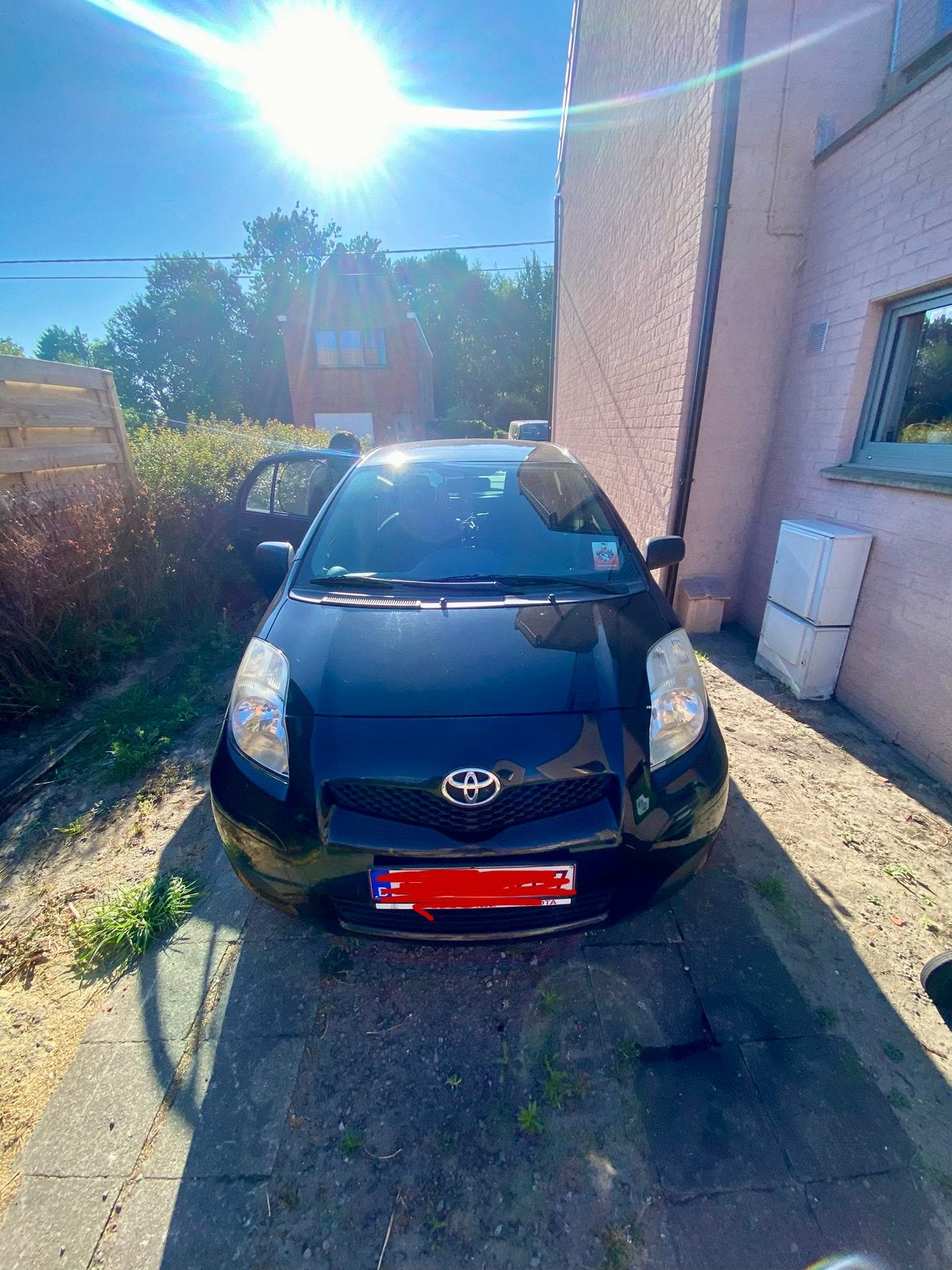 Toyota yaris 2011, Euro 5, Stof, Zwart, Zwart