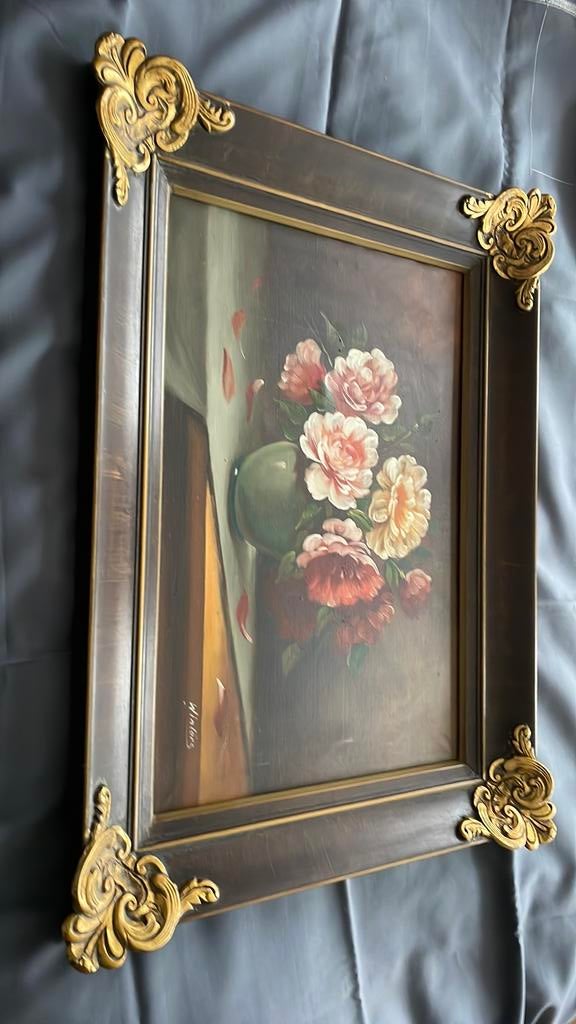 Oude schilderij van Winters, Enlèvement