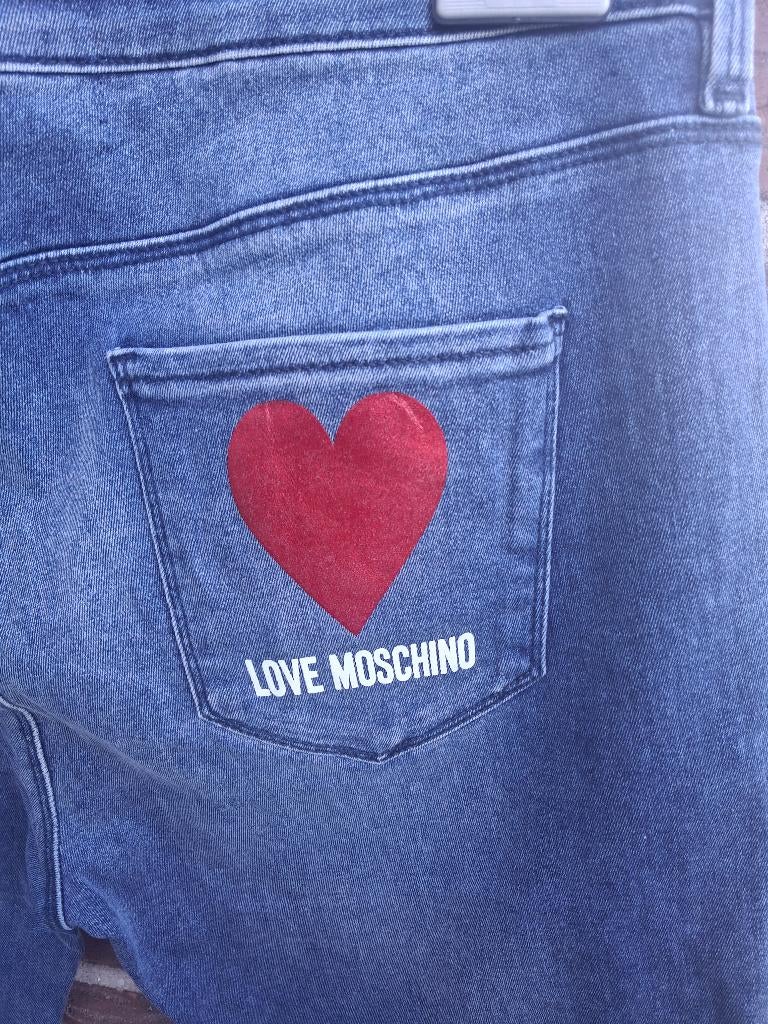 Dames jeans broek Love Moschino Mt34, Love Moschino, Blauw, Maat 42/44 (L), Nieuw