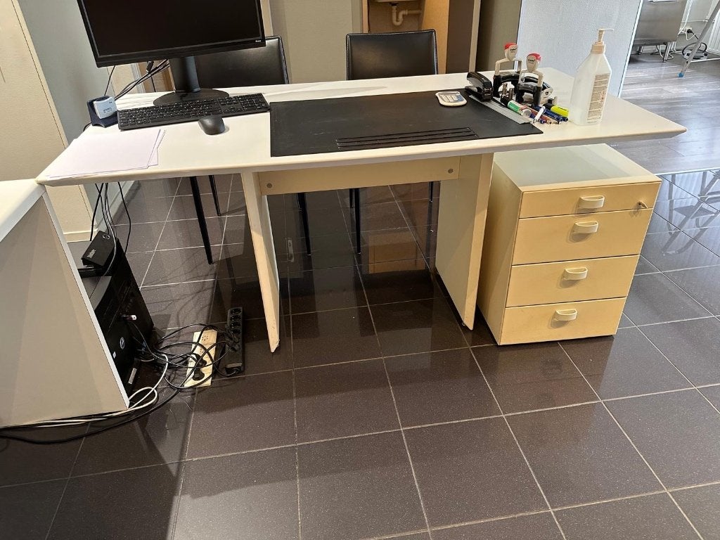 Bureaumeubel, Maison & Meubles, Bureaux, Avec tiroirs, Enlèvement, Utilisé, 77 cm