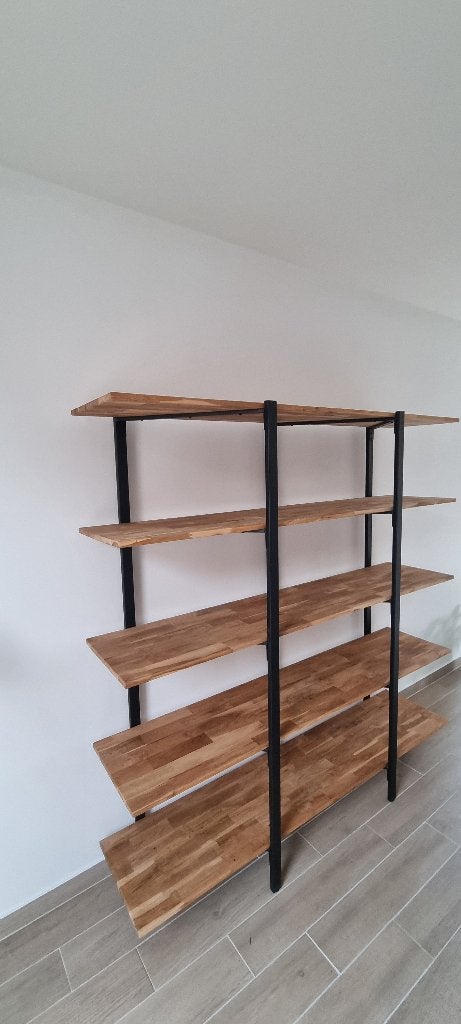 Boekenrek - LaRedoute Hiba, Ophalen, 150 tot 200 cm, Eikenhout, Zo goed als nieuw