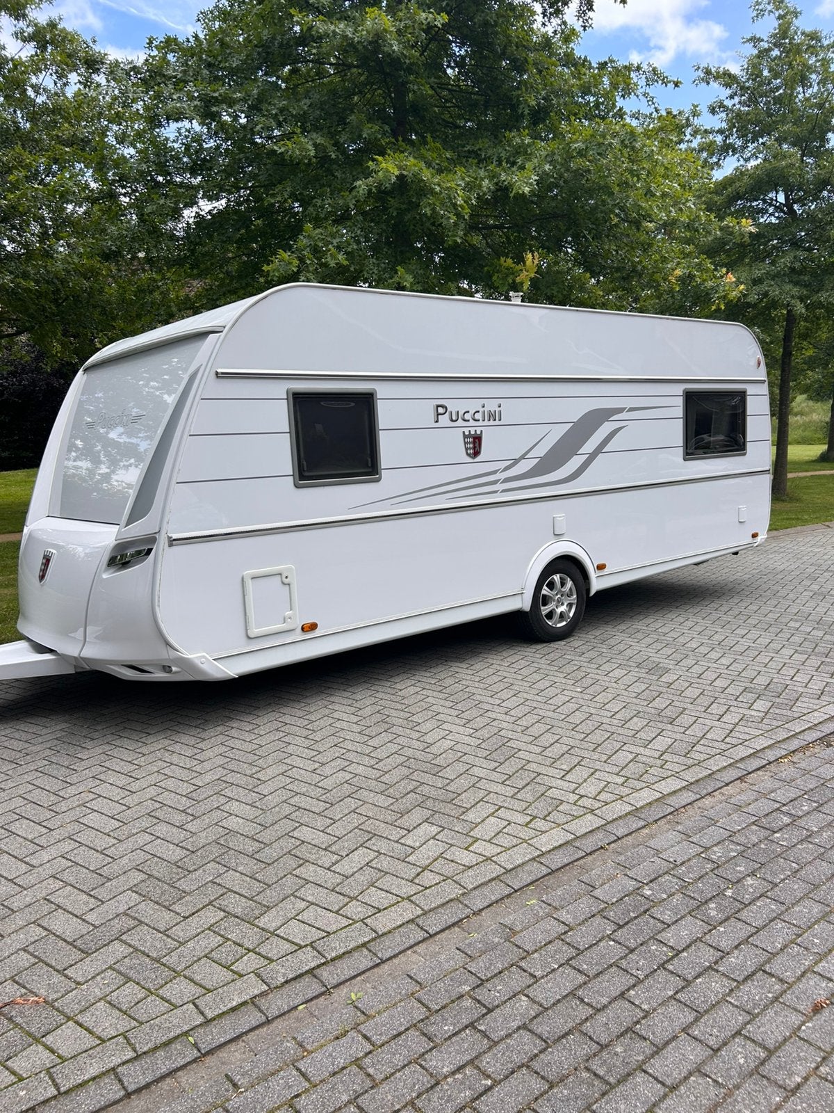 Tabbert pucinni bj 2020 nieuwstaat 5.60.  2.5 breed, Caravanes & Camping, Caravanes, Jusqu'à 4, 6 à 7 mètres, Tabbert, Poêle