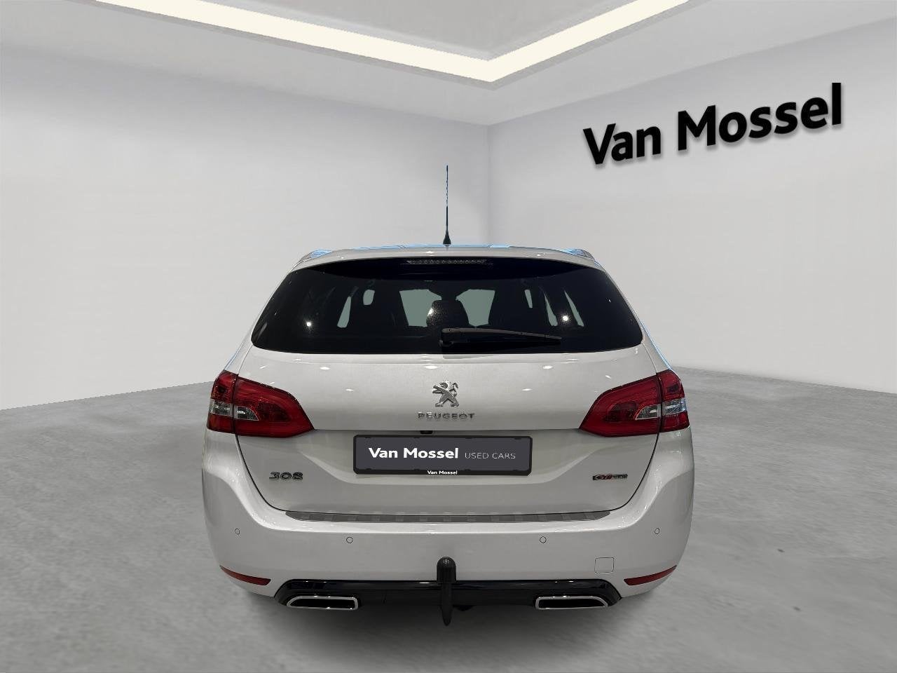 Peugeot 308 1.2 PureTech 96kW s/s Aut. GT Line, Dealer onderhouden, Stof, Gebruikt, Wit
