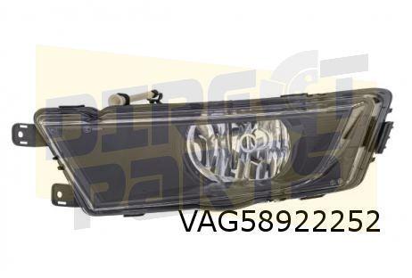 Skoda Octavia (3/13-3/17) Mistlamp Rechts zwart Origineel! 5, Neuf, -, -, Skoda