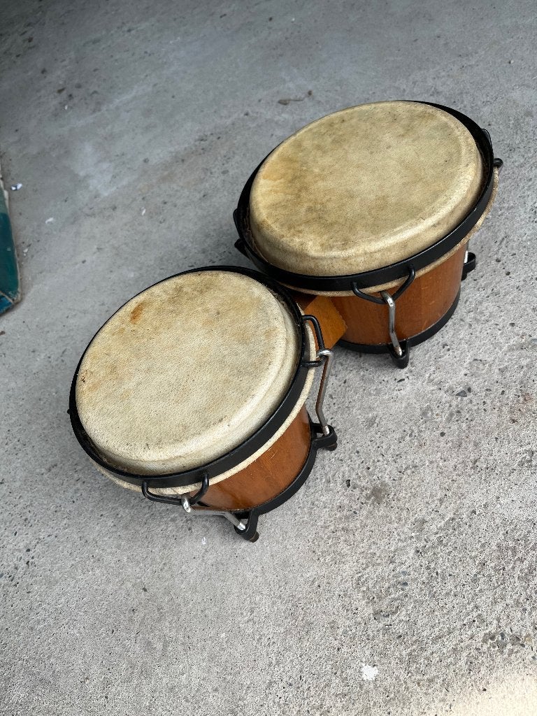 Dubbele bongo, Muziek en Instrumenten, Ophalen, Gebruikt, Trommel