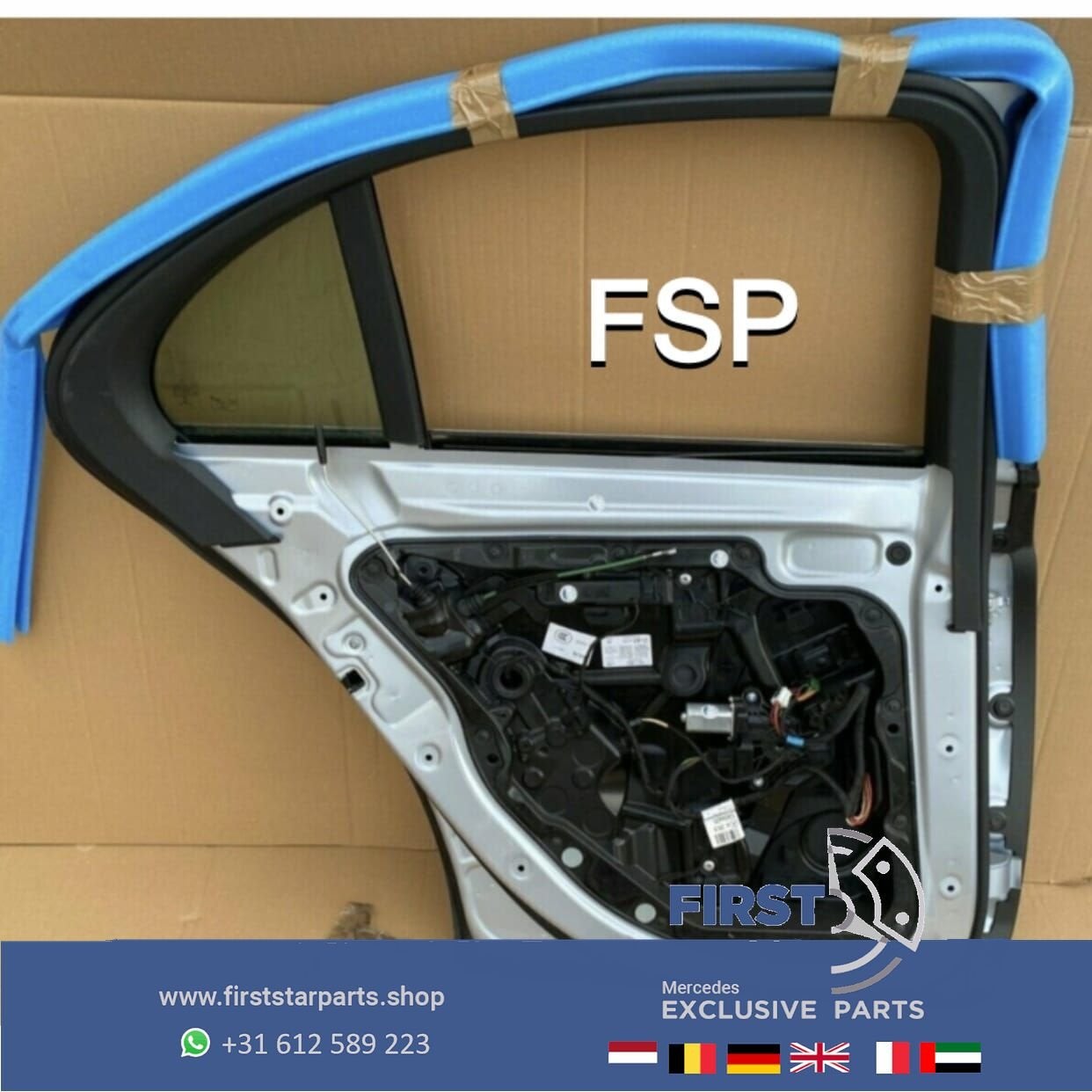 W213 DEUR LINKS ACHTER PORTIER Mercedes E KLASSE 2016-2021 o, Arrière, Utilisé, Porte, -