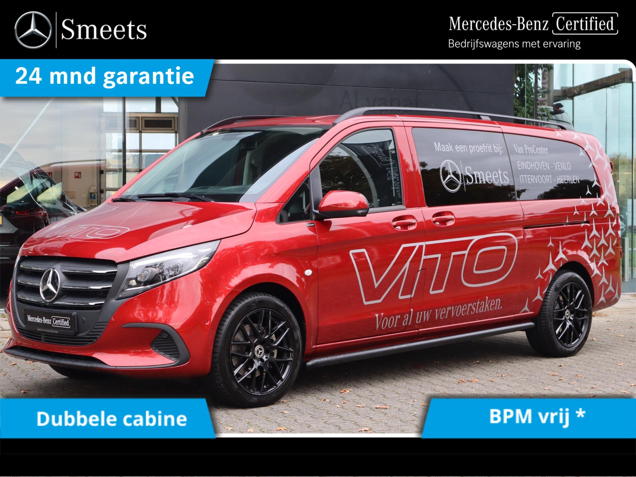 Mercedes-Benz Vito 116 CDI L3 SELECT DUBBELE CABINE, Auto's, Bestelwagens en Lichte vracht, Automaat, 4 deurs, Used 1. Bestelwagens met ervaring.