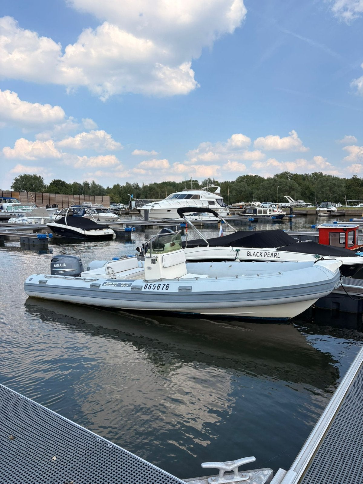 Joker boat 650 200pk yamaha en trailer, Sports nautiques & Bateaux, Speedboat, Utilisé, Zodiac, Essence, 200 ch ou plus, Moteur hors-bord
