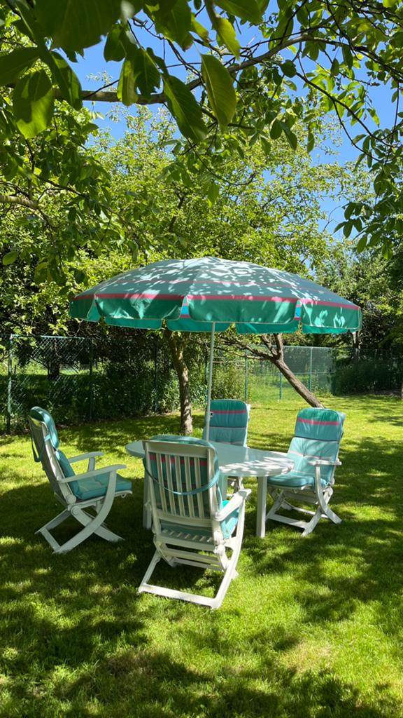 Vintage tuinset compleet., Ophalen, Zo goed als nieuw, Tuinset