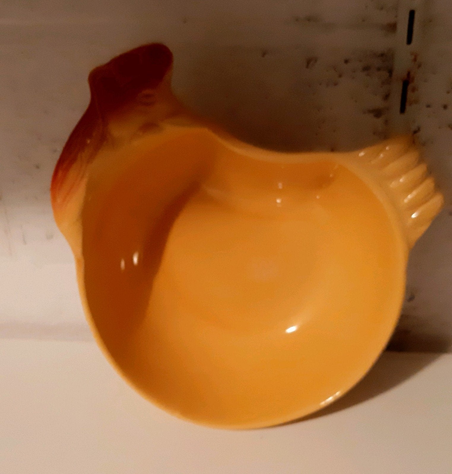 Bol en forme de poulet, Enlèvement, Comme neuf, Porcelaine ou Céramique, Balance