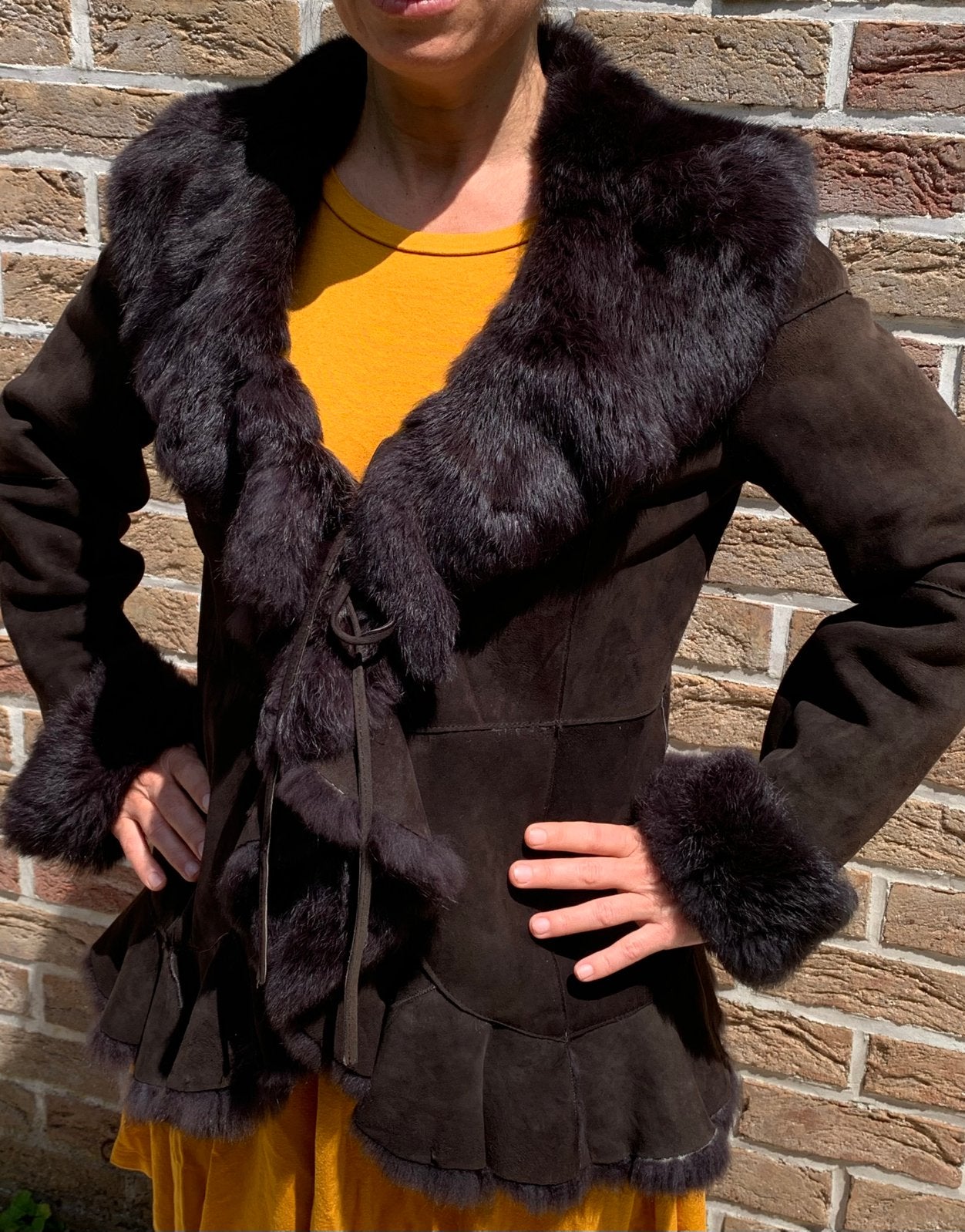 Veste René Derhy lapin, Enlèvement, Comme neuf