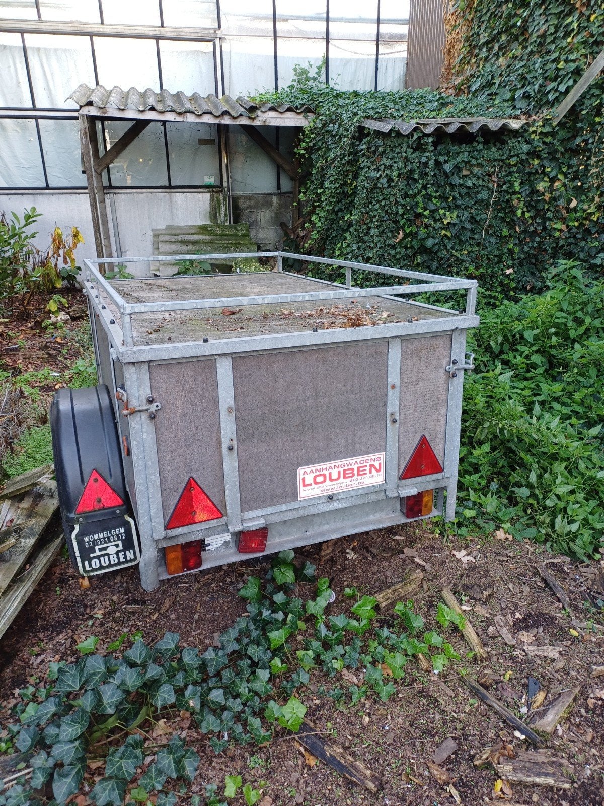 gesloten aanhangwagen, Enlèvement, Utilisé