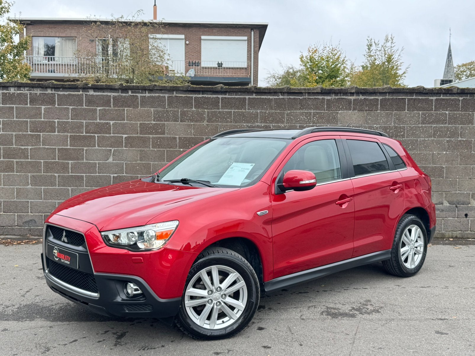 Mitsubishi ASX 1.8Di-D 2011 104dkm Leder Pdc Panodak Xenon, Auto's, Voorwielaandrijving, Beige, 4 cilinders, Leder