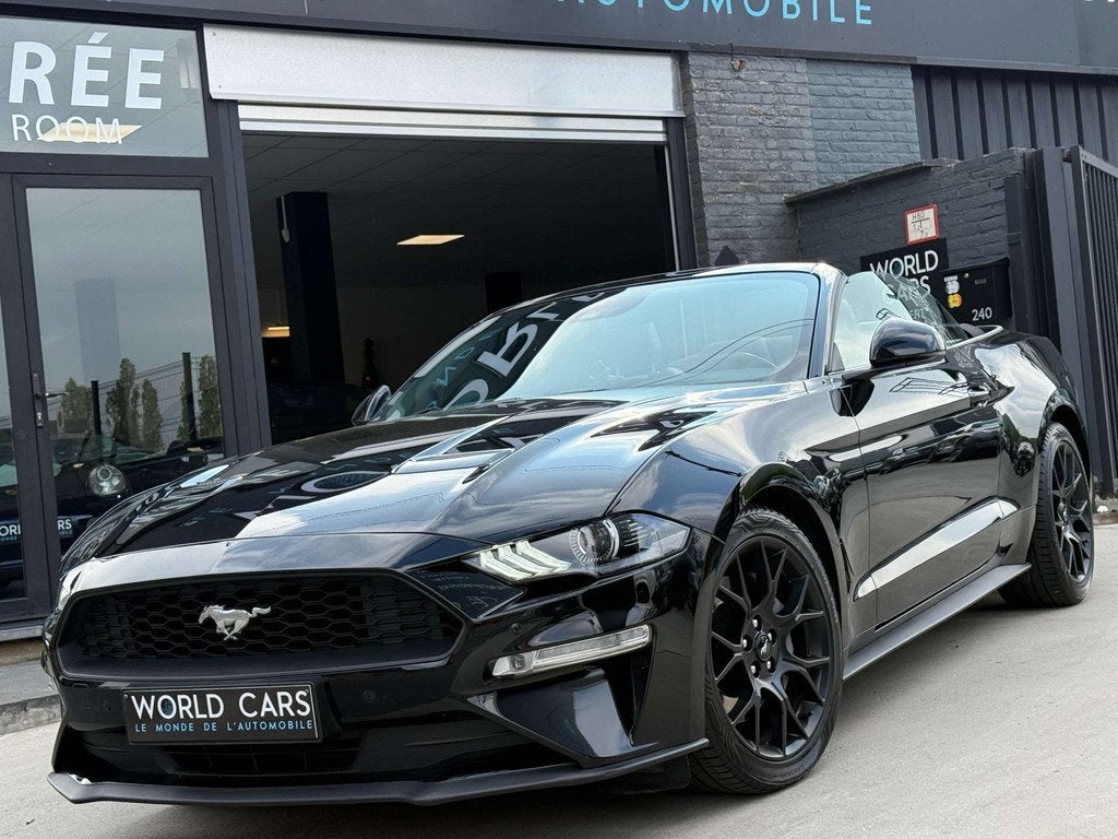 Ford Mustang 2.3 CABRIO - AUTOMATIQUE - COCKPIT - DISTRONIC, Auto's, Ford, Automaat, 4 zetels, Achterwielaandrijving, 4 cilinders