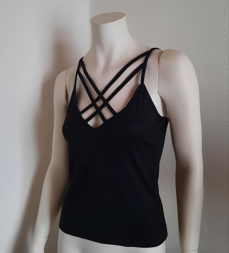 Shein topje "S", Kleding | Dames, T-shirts, Zwart, Ophalen of Verzenden, Zo goed als nieuw, Shein
