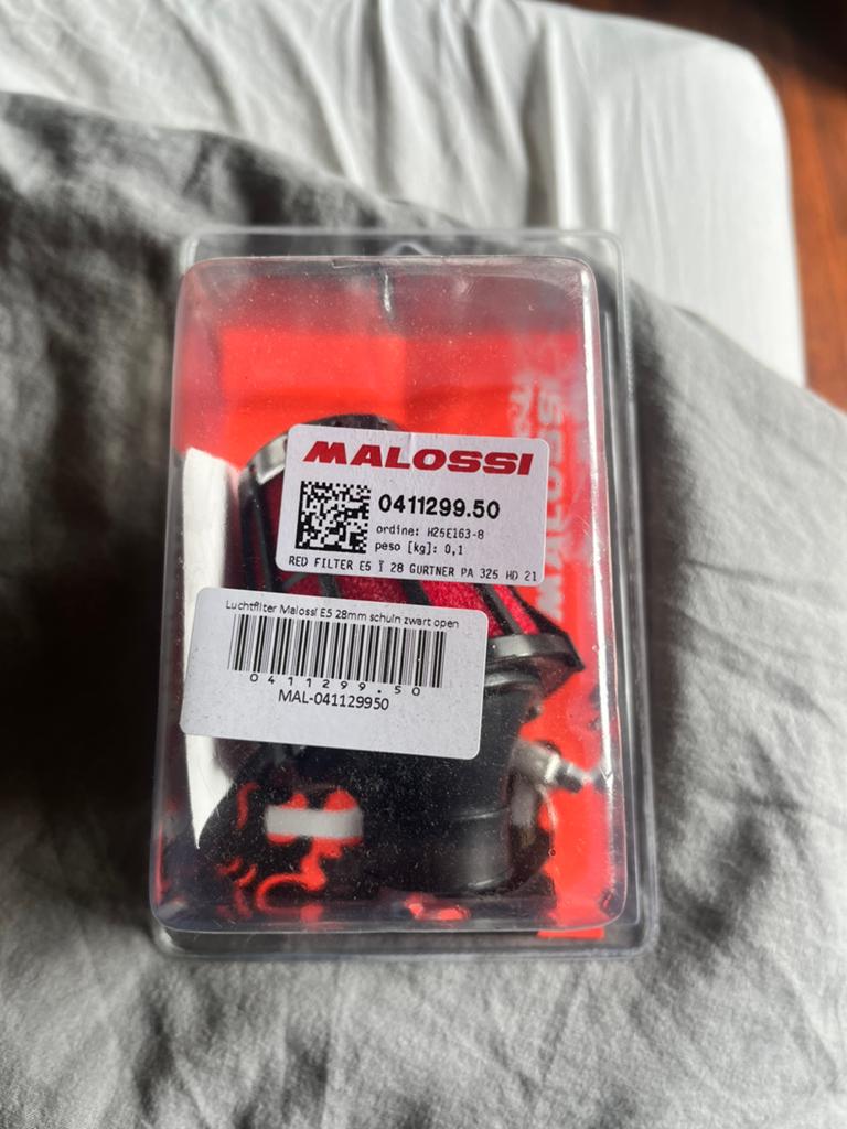 Maossi piwerfilter 28mm schuin, Motoren, Ophalen
