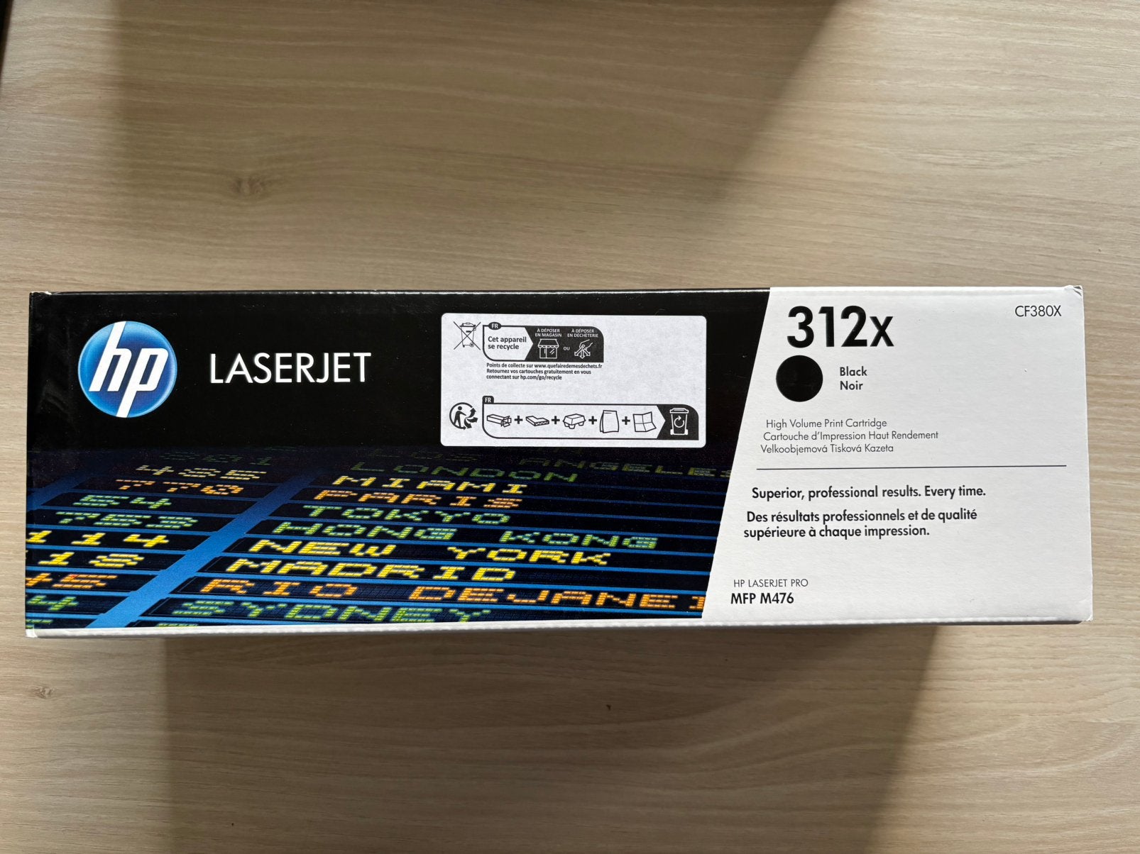 Originele HP 312X zwarte cartridge met hoge cap (XL) - NIEUW, HP Belgium BV, Hermeslaan 1A, 1831 Machelen, Belgique, HP, Nieuw