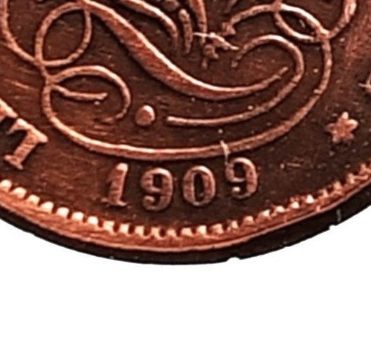 België - 2 cent - 1909 Fr. (Ref 015), Postzegels en Munten, Ophalen of Verzenden, Metaal, Losse munt