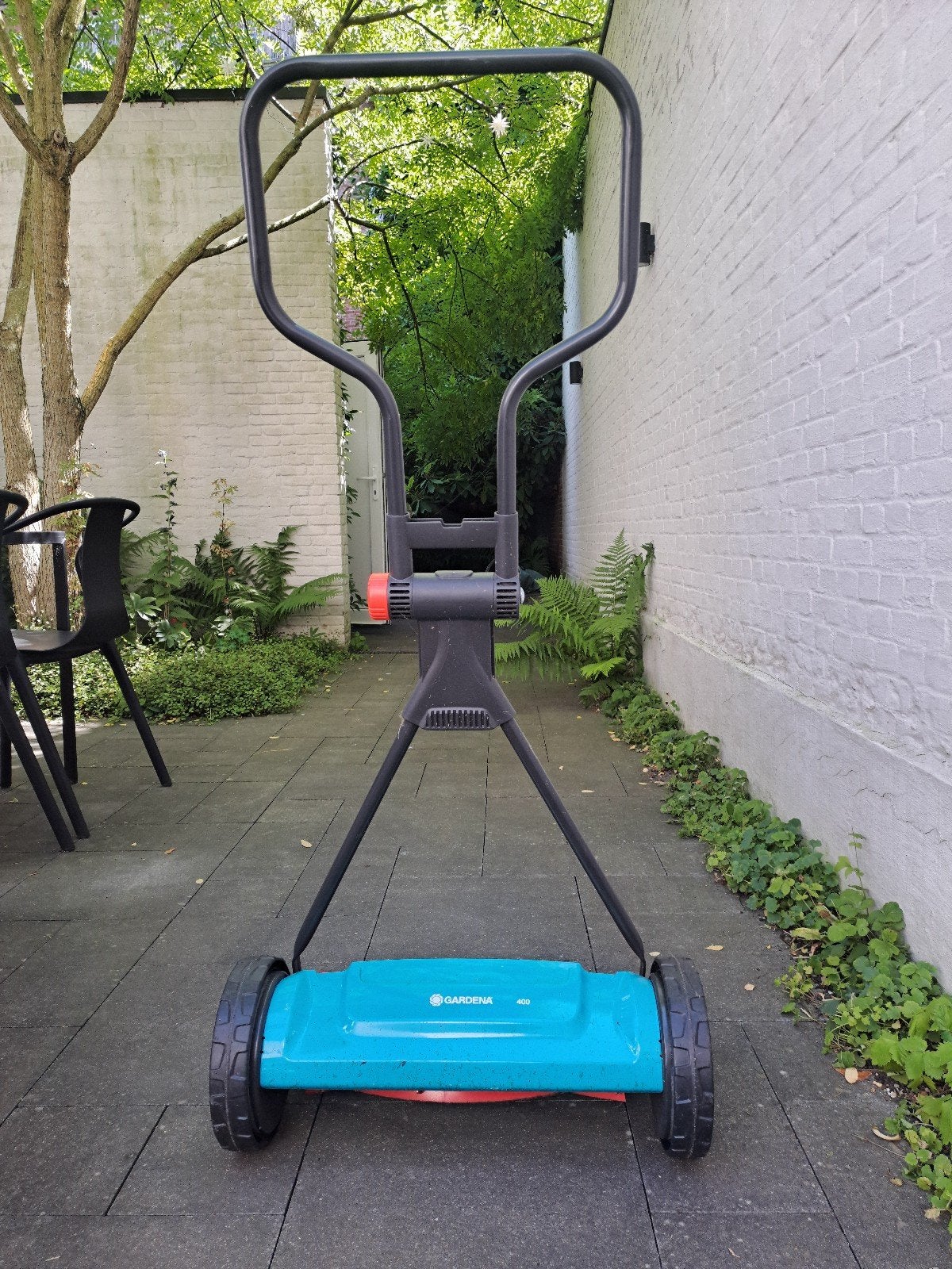Handmaaier gardena, Tuin en Terras, Grasmaaiers, Ophalen, Handgrasmaaier, Zo goed als nieuw, Kooimesmaaier