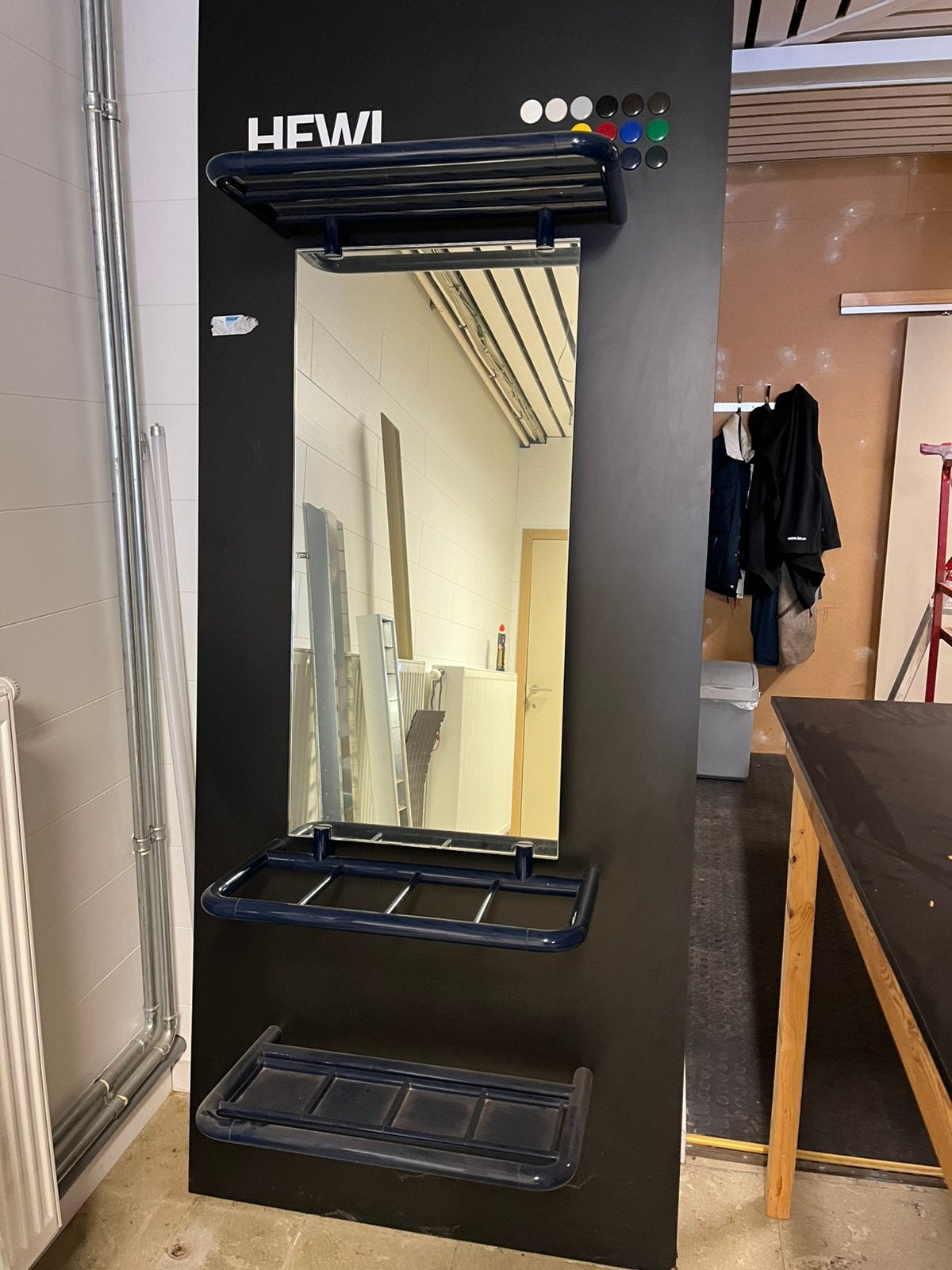 Hewi spiegelarmatuur, Huis en Inrichting, Woonaccessoires | Spiegels, Ophalen, Gebruikt