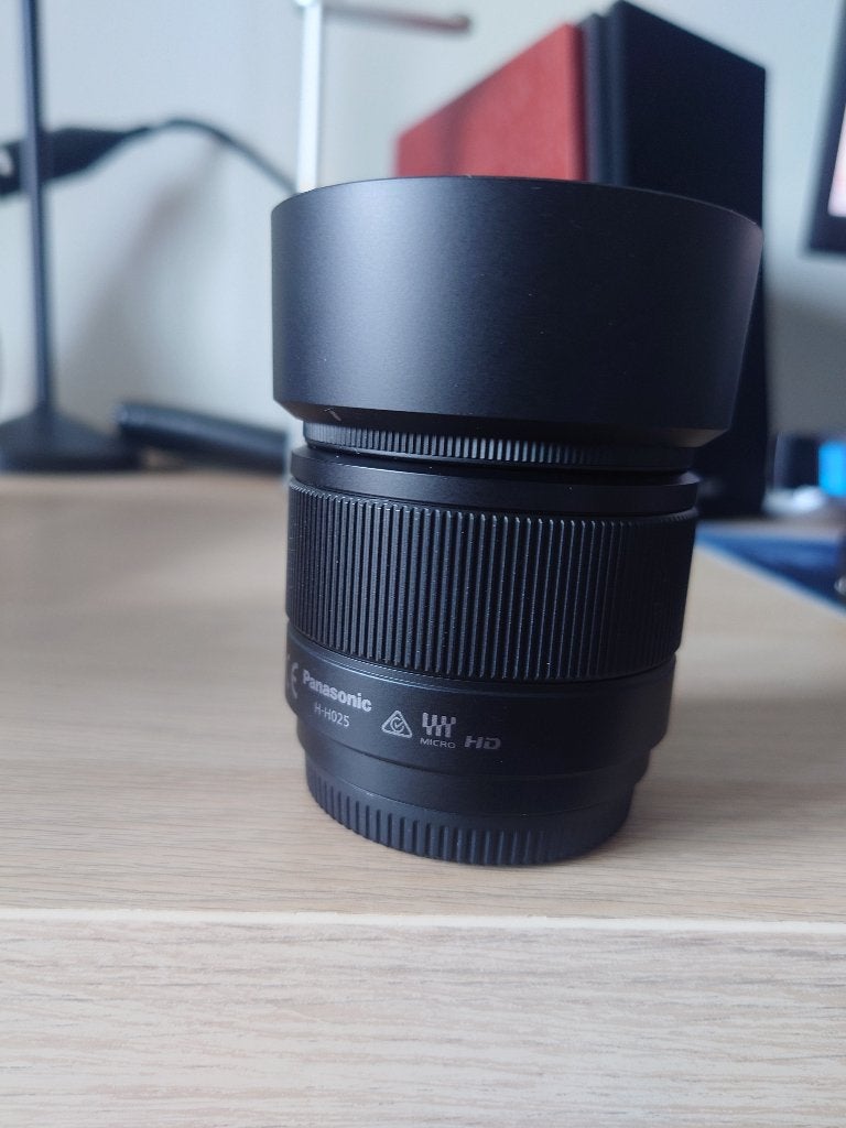 Panasonic Lumix G 25 mm f/1.7, 25 mm, Gebruikt, Micro Four Thirds, Ophalen of Verzenden