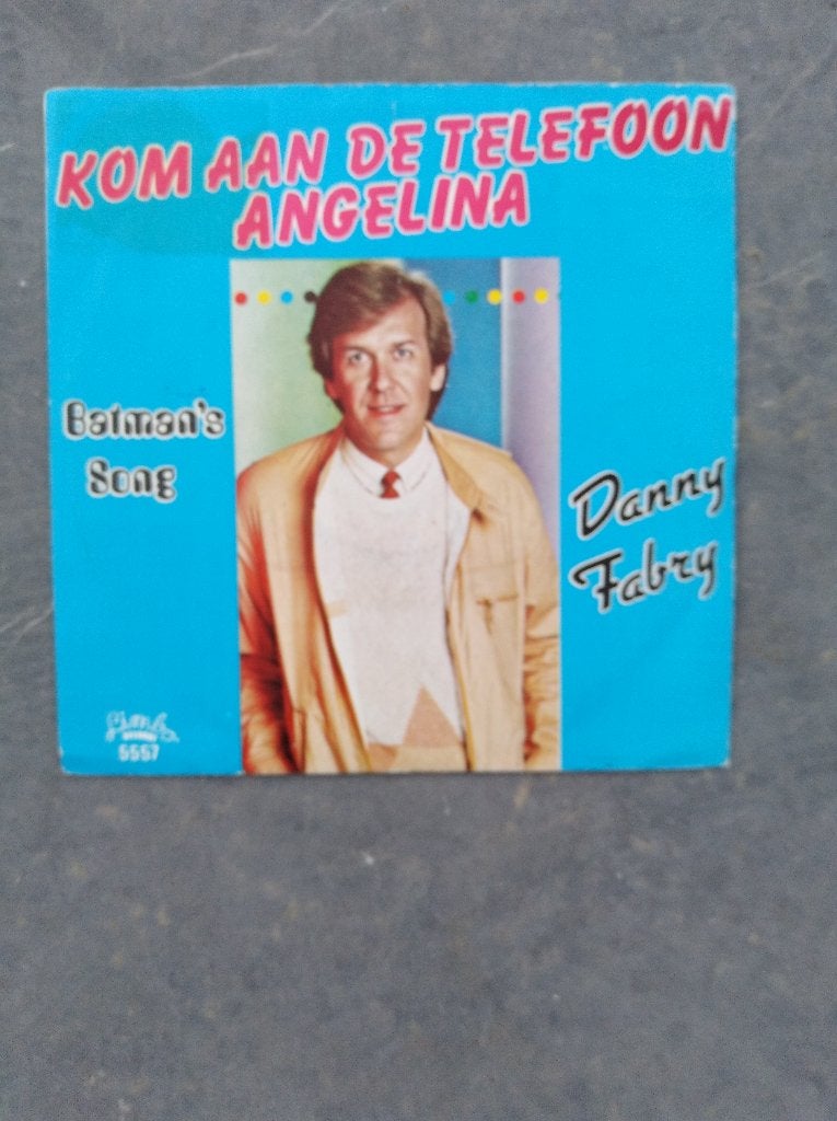 Danny Fabry: "Kom aan de telefoon Angelina"/D. Fabry-SETJE!, Fotohoes, Ophalen of Verzenden