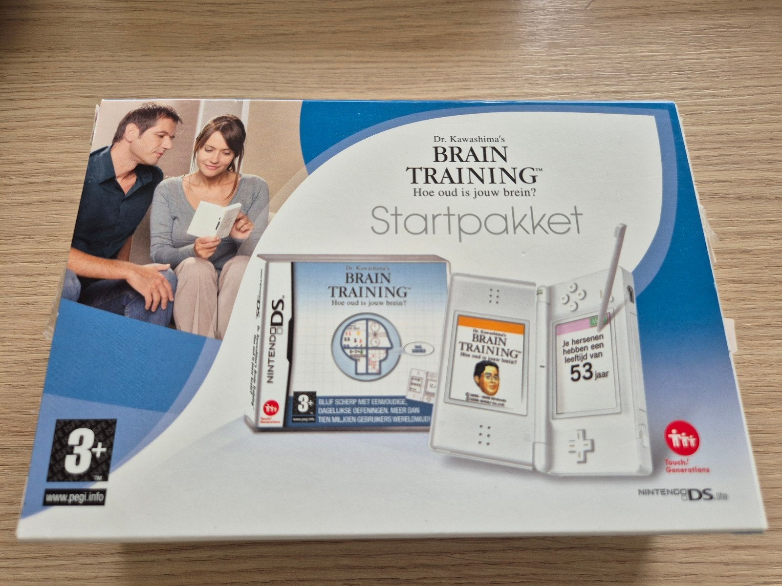DS Lite Wit startpakket braintraining, Ophalen, Wit, DS Lite