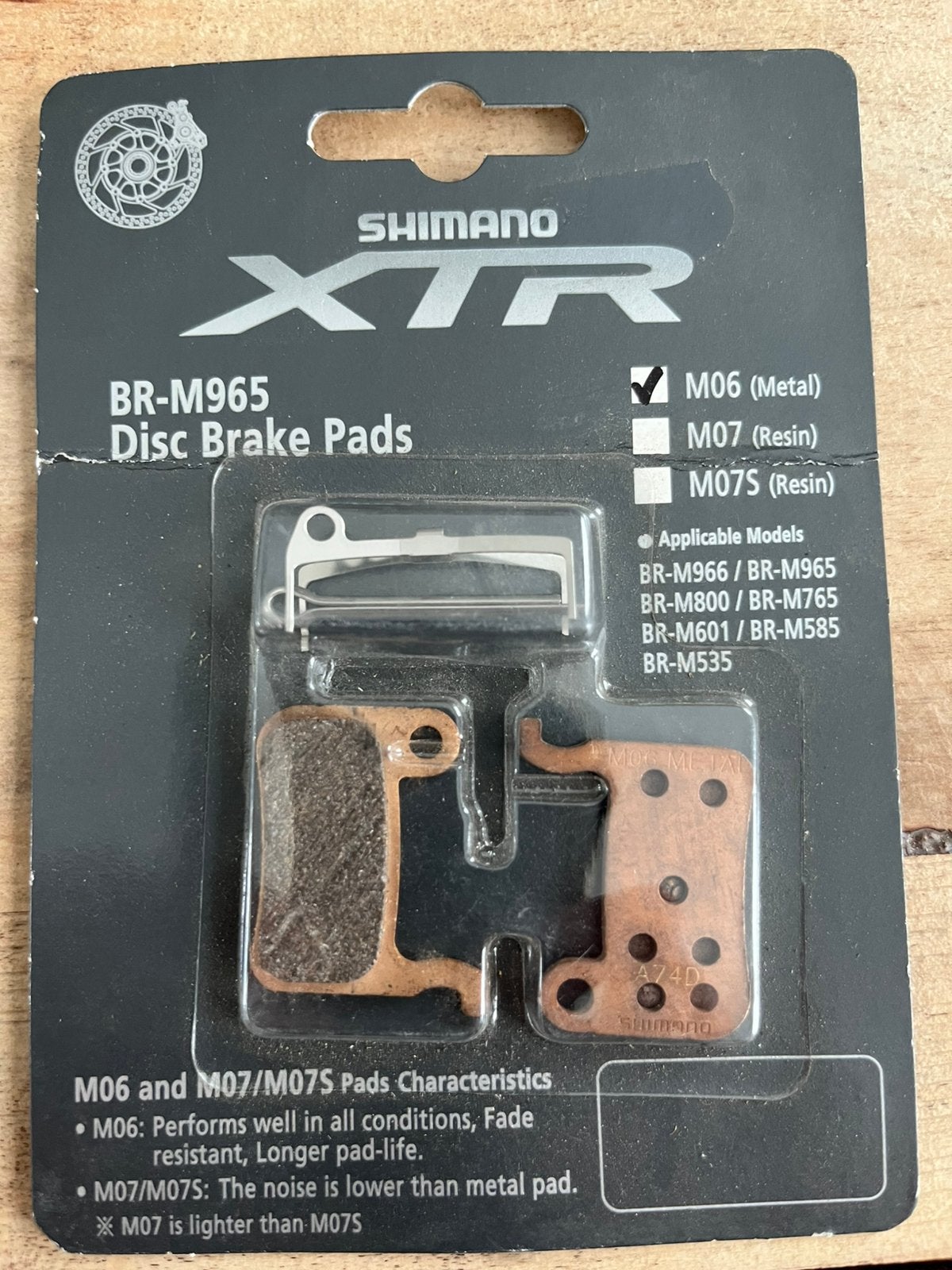 Shimano xtr-plaat, Fietsen en Brommers, Ophalen of Verzenden, Zo goed als nieuw