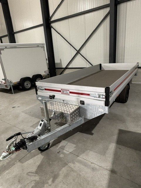 Enkel as plateau 414x168 - 1500kg, Ophalen, Nieuw
