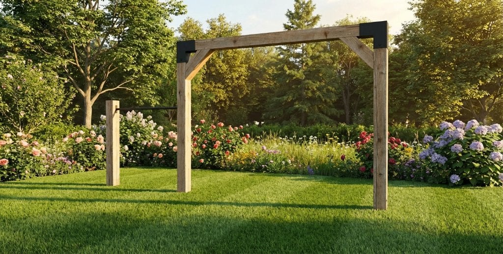 Houten speeltoestel op maat | Schommel | Douglas | Grenen, Kinderen en Baby's, Ophalen, Nieuw, Klimnet, Aanbouwonderdeel