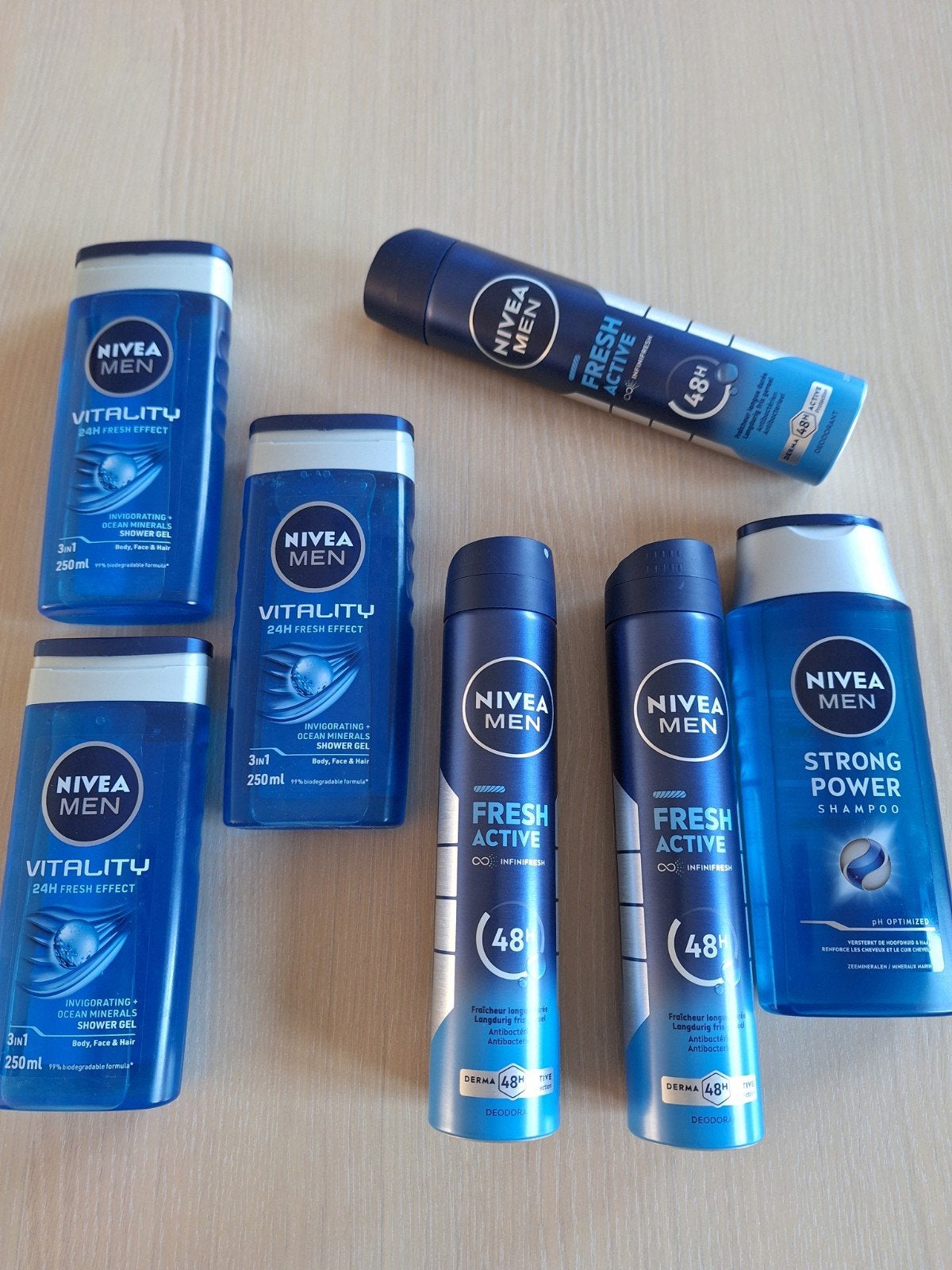 7 x nivea men ongeopend zie omschrijving, Bijoux, Sacs & Beauté, Enlèvement ou Envoi