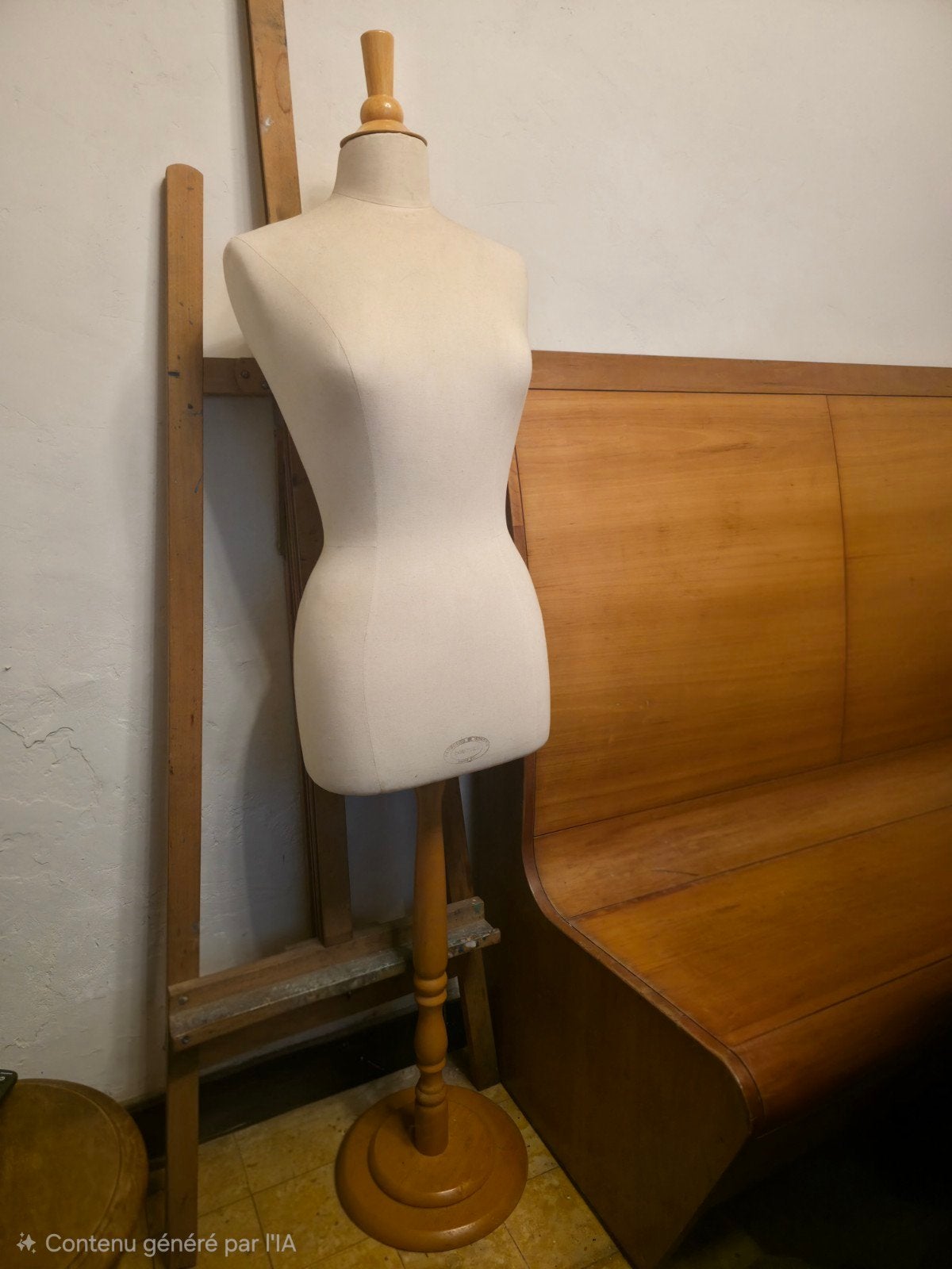 Mannequin Vendôme ancien taille M, Enlèvement, Mannequin
