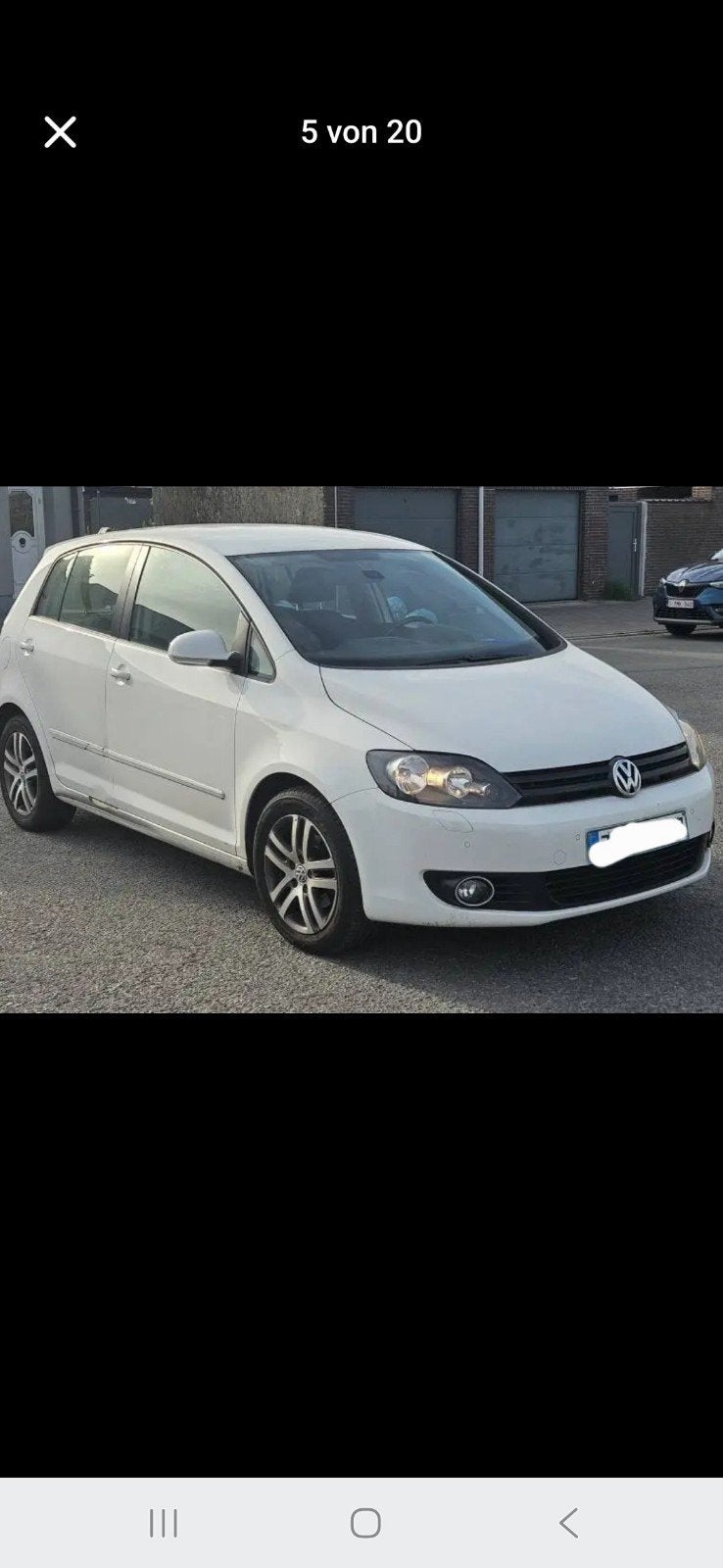 Golf plus 1.6 DTI 07/2012 euro 5 99.000km, Auto's, Euro 5, Stof, Parkeersensor, 5 deurs