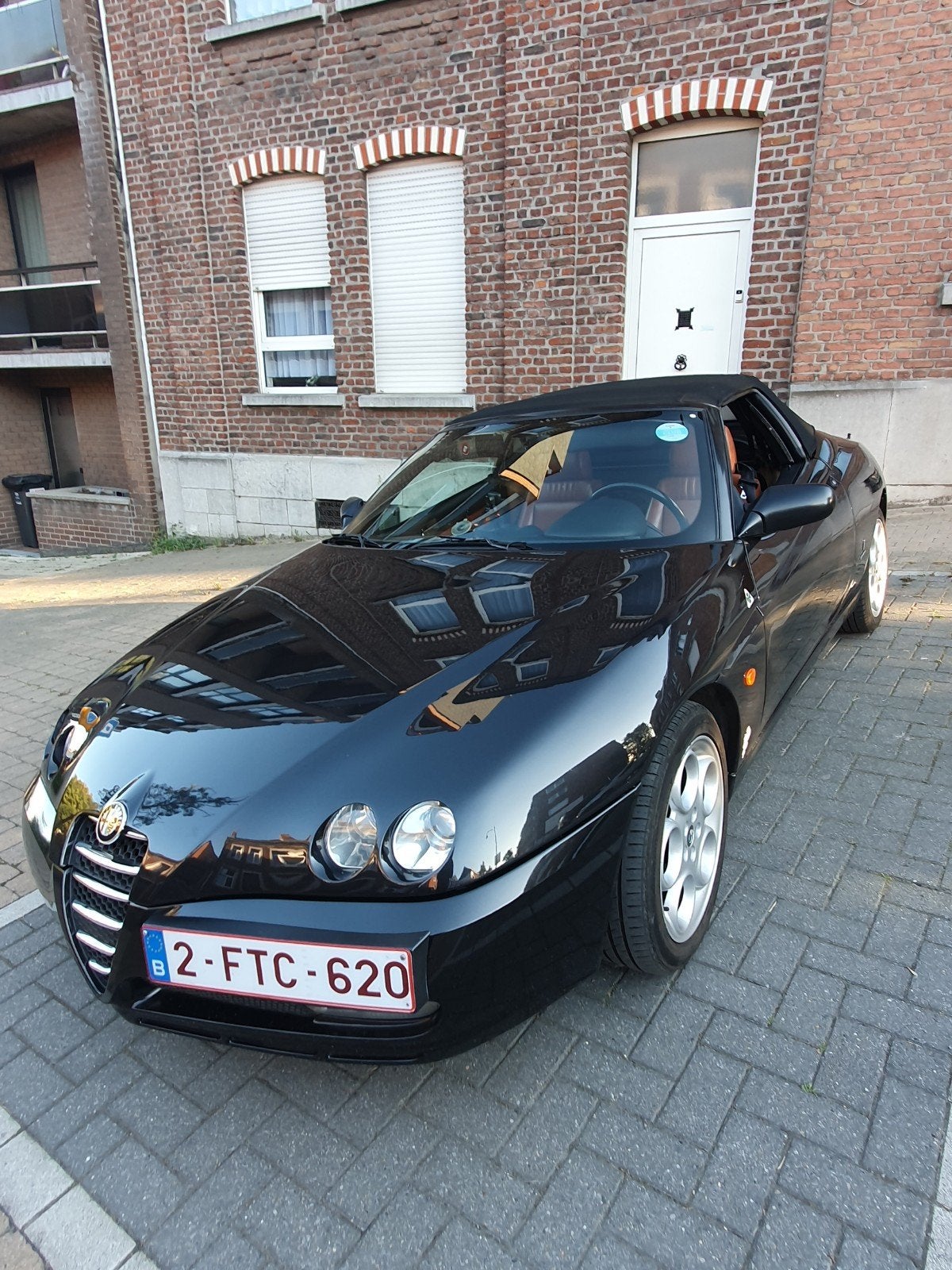 ALFA ROMEO SPIDER 916 JTS, Auto's, Zwart, Spider, Zwart, Elektrisch