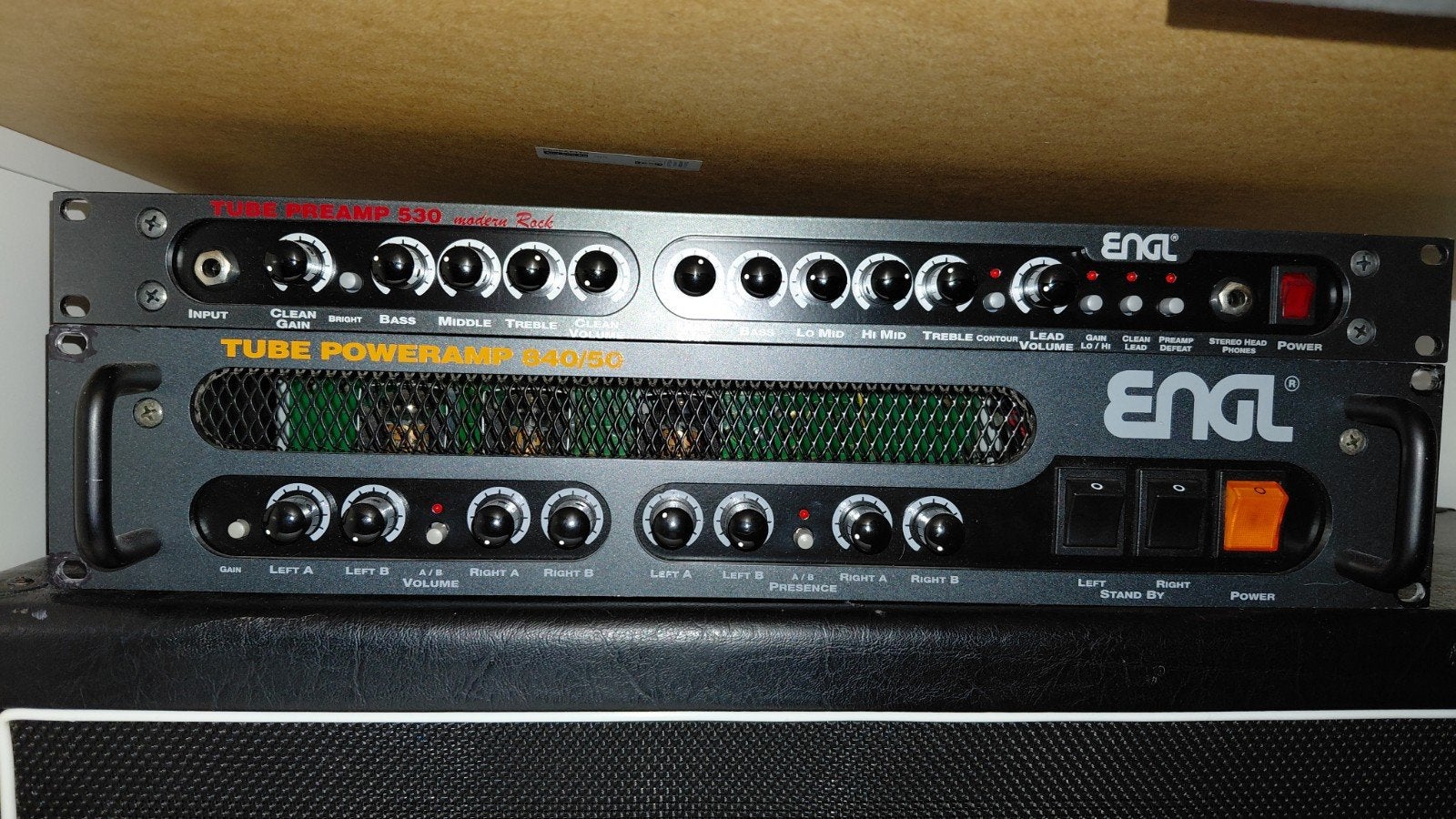ENGL voorversterker E530 en poweramp E840/50 bundel, Muziek en Instrumenten, Versterkers | Bas en Gitaar, Ophalen, Gebruikt, Gitaar