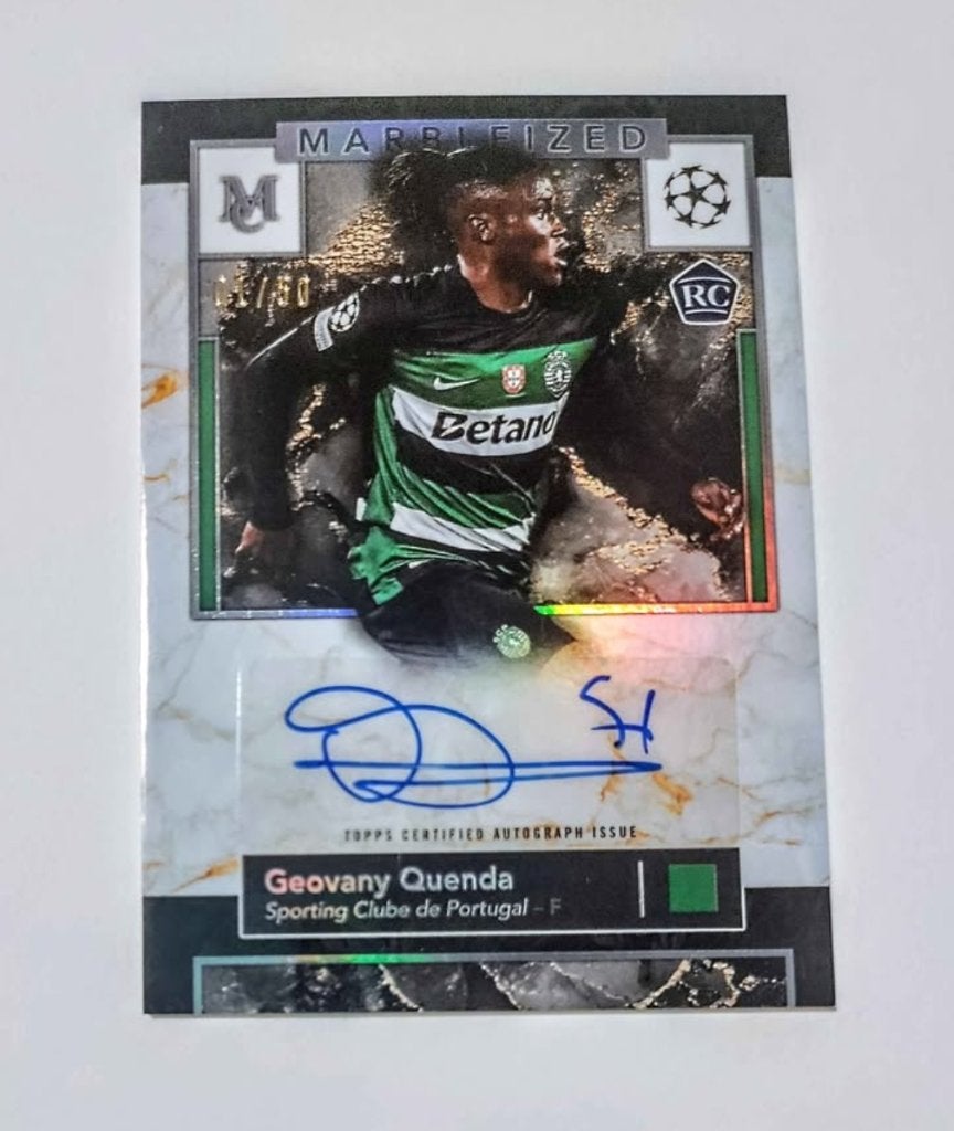Topps Museum Collection 24/25 Quenda RC 01/50 auto card, Enlèvement ou Envoi, Neuf, Image