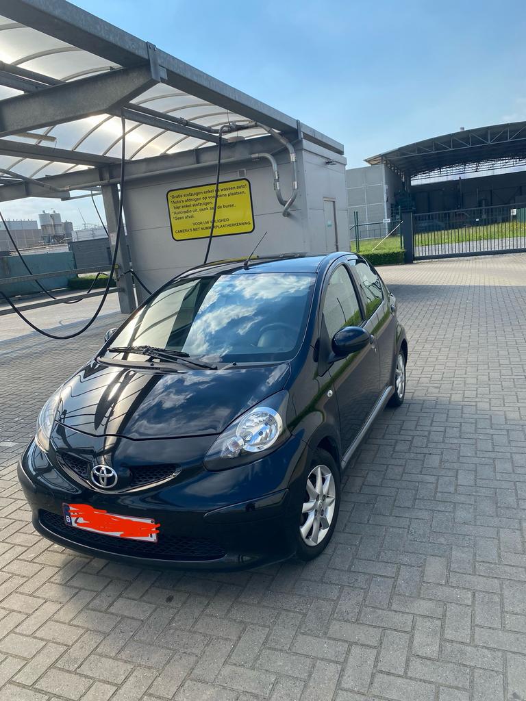 Toyota Aygo 2007 - 1.0 Benzine, Auto's, Voorwielaandrijving, 4 zetels, Stof, Zwart